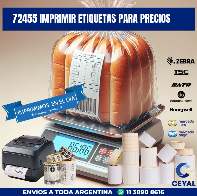 72455 IMPRIMIR ETIQUETAS PARA PRECIOS