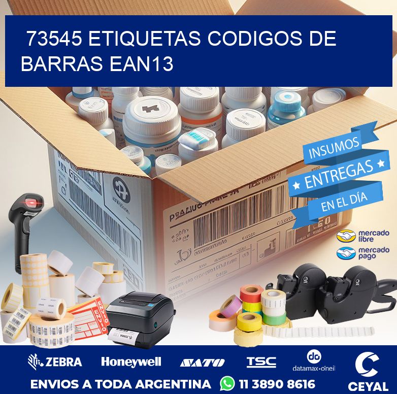 73545 ETIQUETAS CODIGOS DE BARRAS EAN13