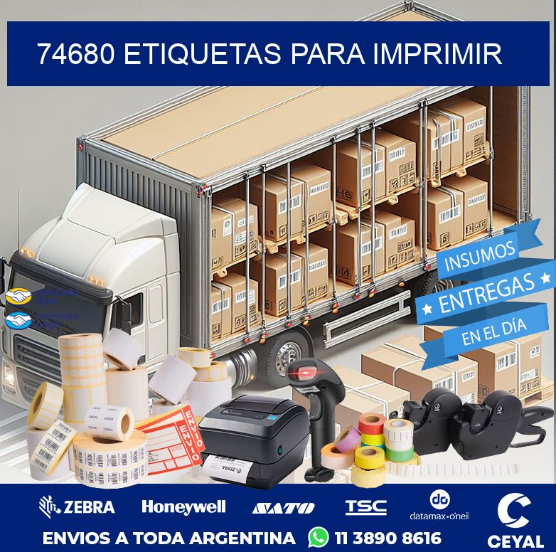 74680 ETIQUETAS PARA IMPRIMIR