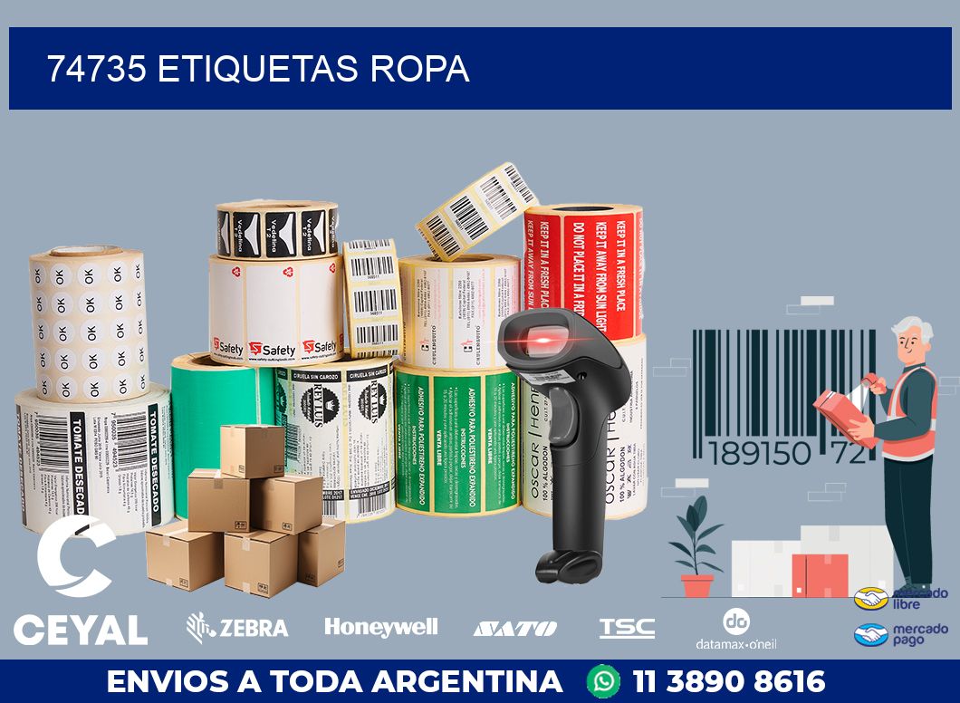 74735 ETIQUETAS ROPA