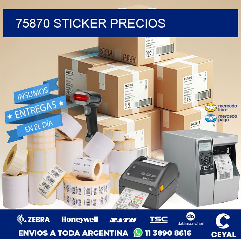 75870 STICKER PRECIOS