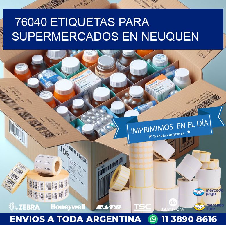 76040 ETIQUETAS PARA SUPERMERCADOS EN NEUQUEN