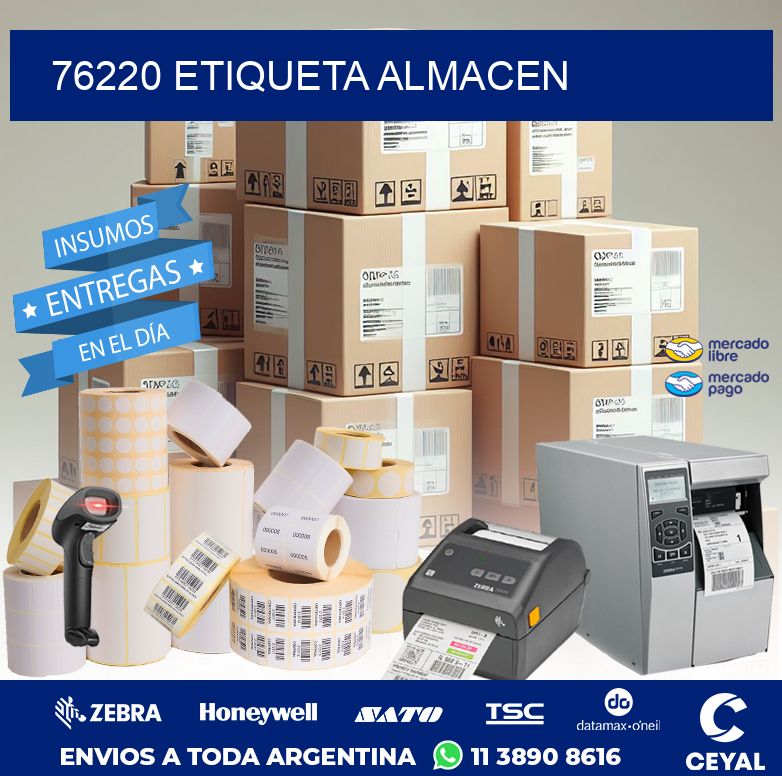 76220 ETIQUETA ALMACEN
