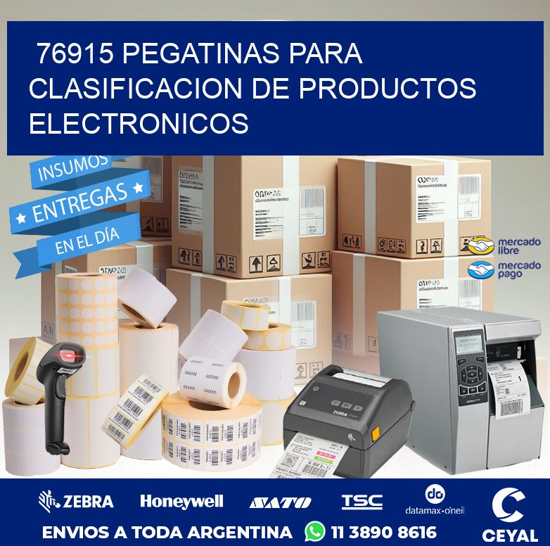 76915 PEGATINAS PARA CLASIFICACION DE PRODUCTOS ELECTRONICOS