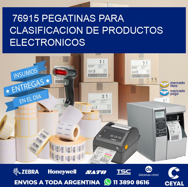 76915 PEGATINAS PARA CLASIFICACION DE PRODUCTOS ELECTRONICOS