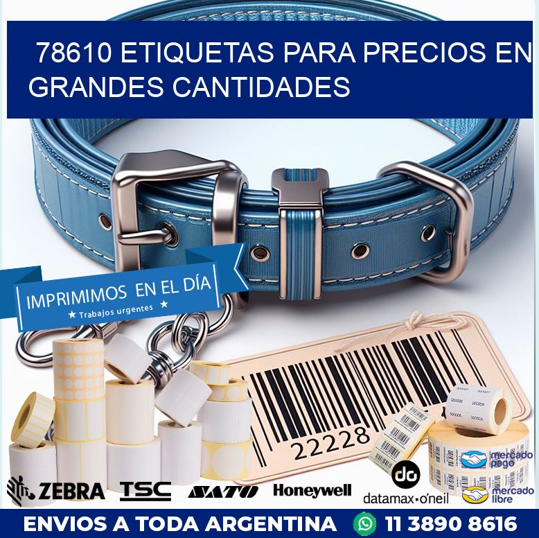 78610 ETIQUETAS PARA PRECIOS EN GRANDES CANTIDADES