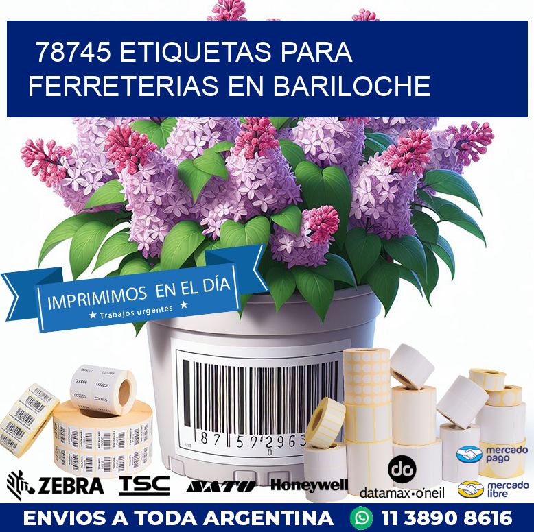 78745 ETIQUETAS PARA FERRETERIAS EN BARILOCHE