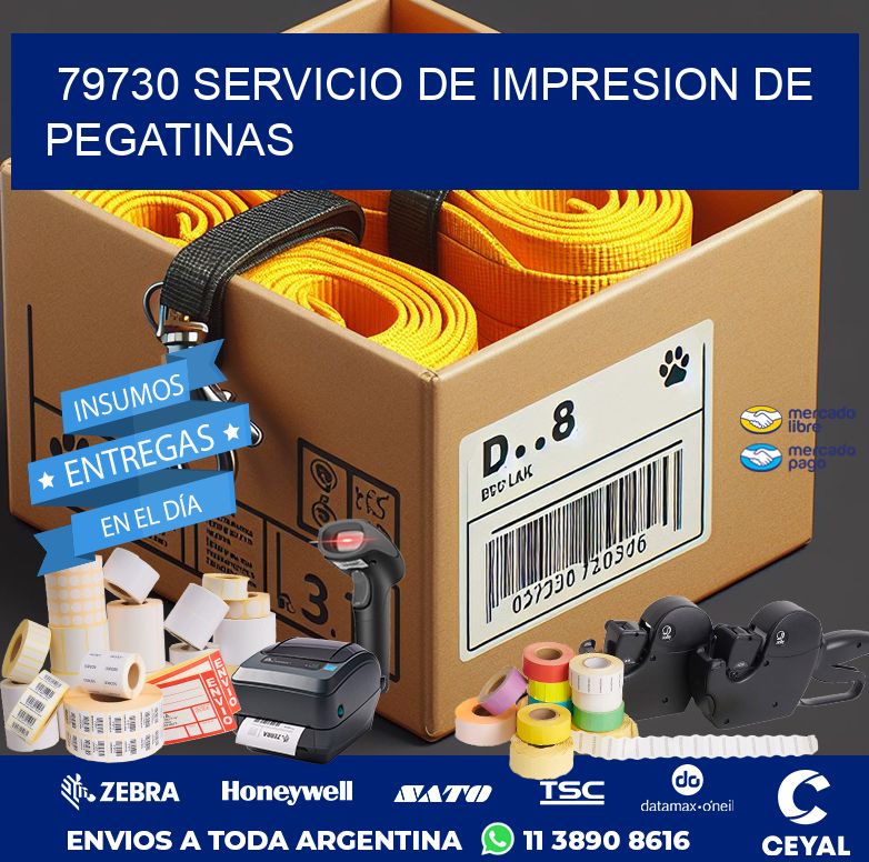 79730 SERVICIO DE IMPRESION DE PEGATINAS