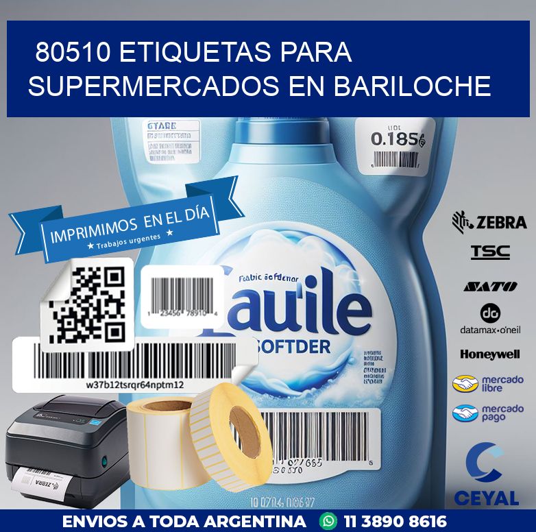 80510 ETIQUETAS PARA SUPERMERCADOS EN BARILOCHE