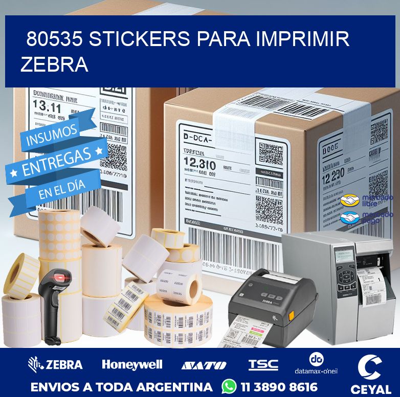 80535 STICKERS PARA IMPRIMIR ZEBRA