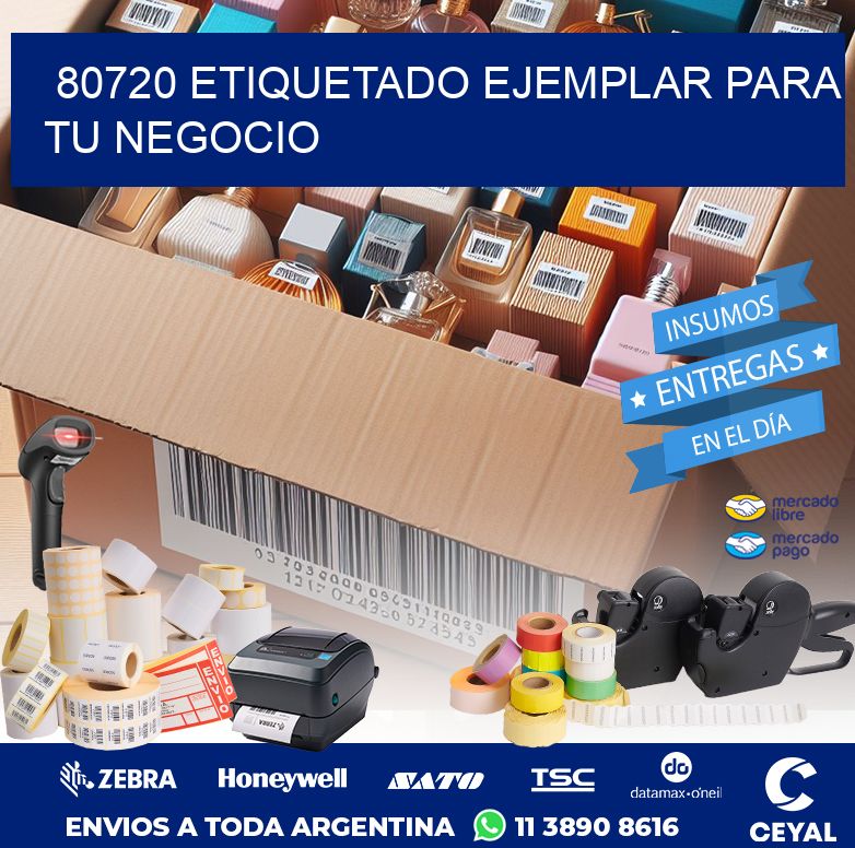 80720 ETIQUETADO EJEMPLAR PARA TU NEGOCIO