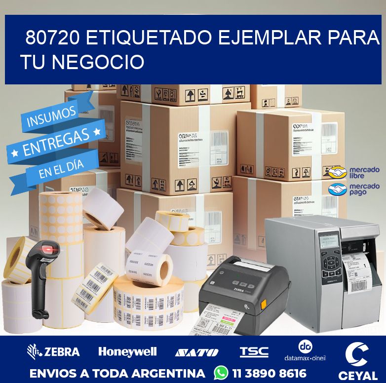 80720 ETIQUETADO EJEMPLAR PARA TU NEGOCIO