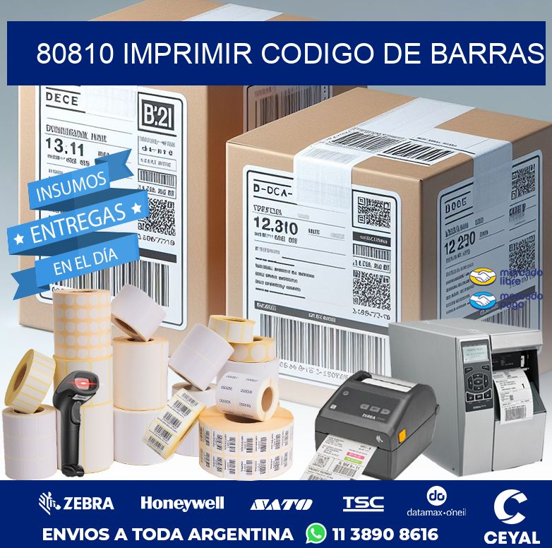 80810 IMPRIMIR CODIGO DE BARRAS
