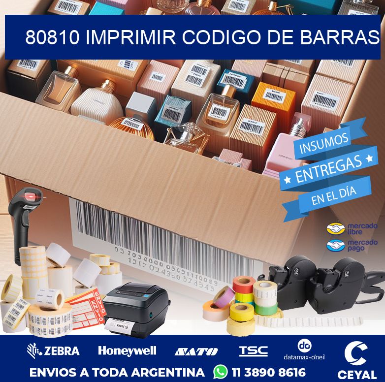 80810 IMPRIMIR CODIGO DE BARRAS