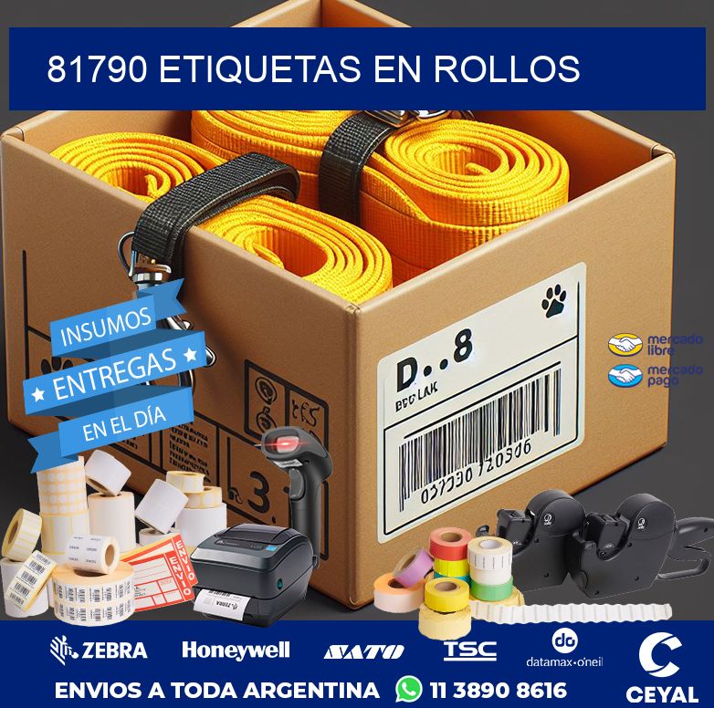 81790 ETIQUETAS EN ROLLOS