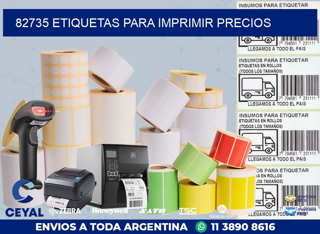 82735 ETIQUETAS PARA IMPRIMIR PRECIOS