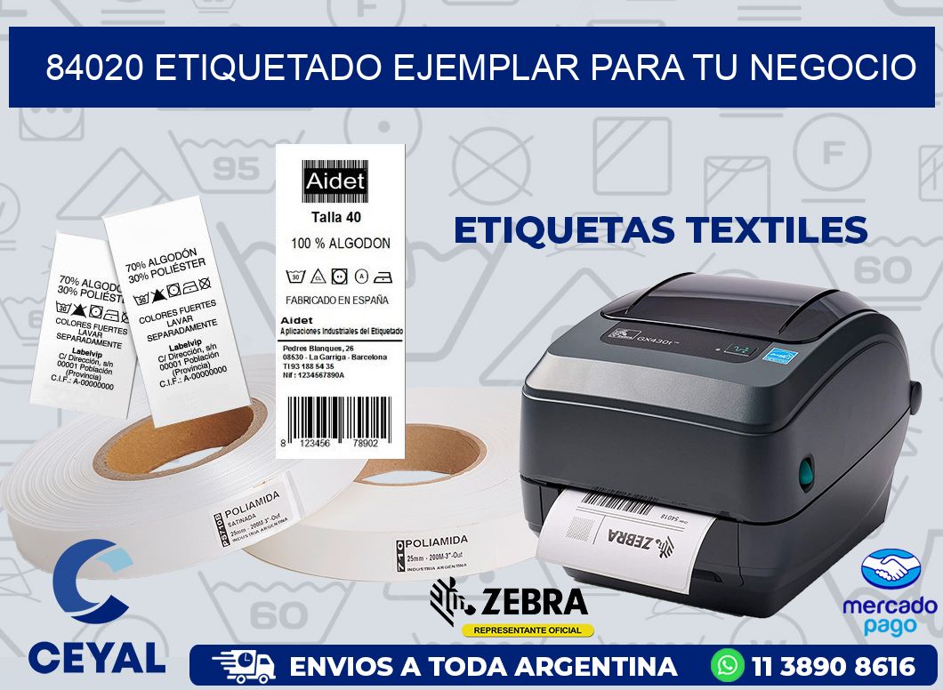 84020 ETIQUETADO EJEMPLAR PARA TU NEGOCIO