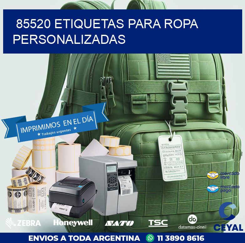 85520 ETIQUETAS PARA ROPA PERSONALIZADAS