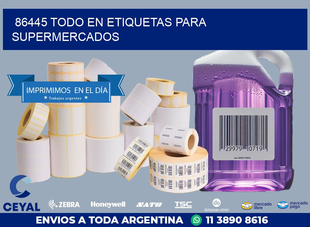 86445 TODO EN ETIQUETAS PARA SUPERMERCADOS