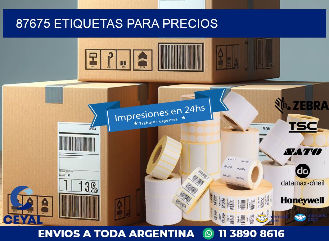 87675 ETIQUETAS PARA PRECIOS