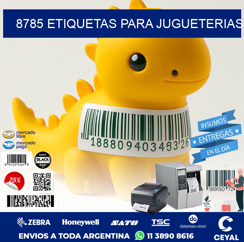 8785 ETIQUETAS PARA JUGUETERIAS