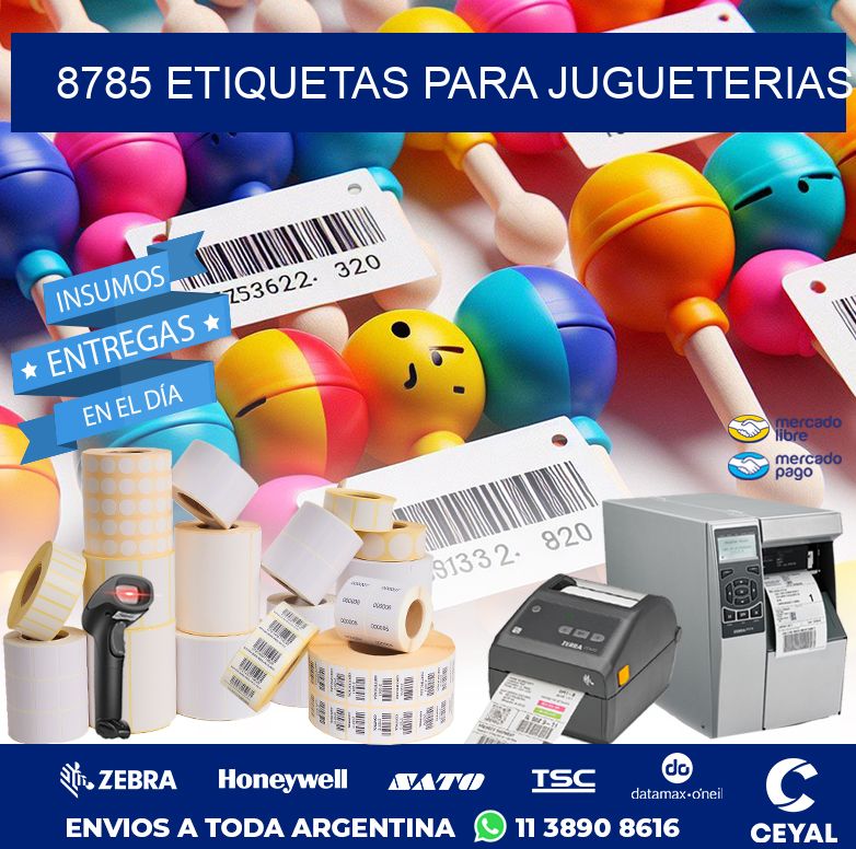 8785 ETIQUETAS PARA JUGUETERIAS