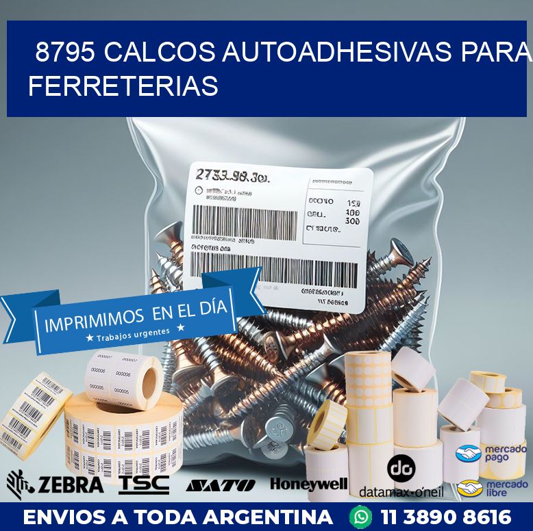 8795 CALCOS AUTOADHESIVAS PARA FERRETERIAS