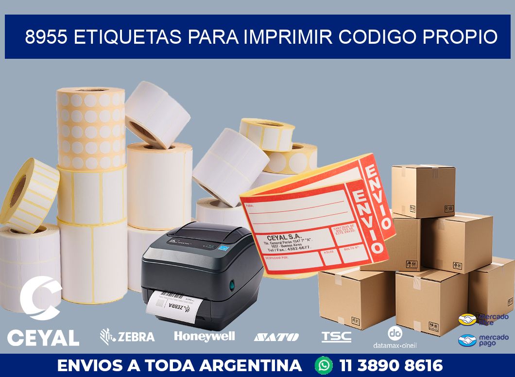 8955 ETIQUETAS PARA IMPRIMIR CODIGO PROPIO
