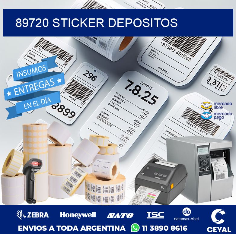 89720 STICKER DEPOSITOS
