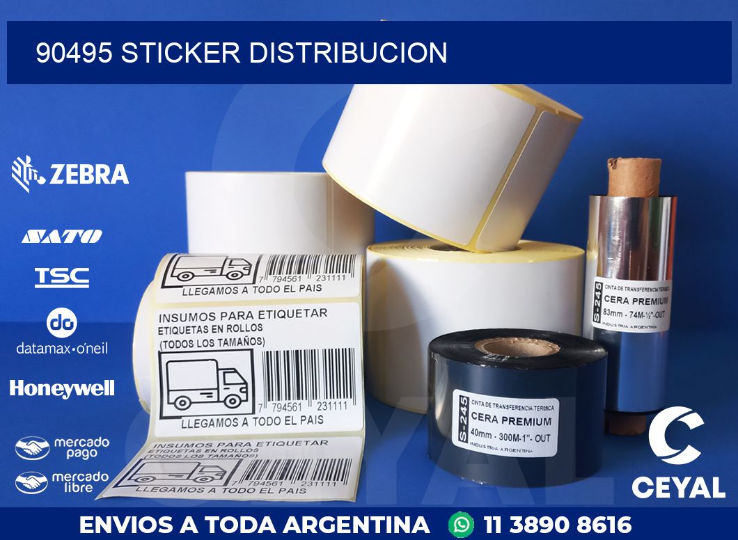 90495 STICKER DISTRIBUCION