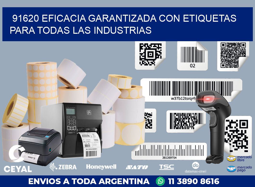91620 EFICACIA GARANTIZADA CON ETIQUETAS PARA TODAS LAS INDUSTRIAS