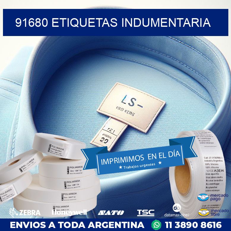 91680 ETIQUETAS INDUMENTARIA