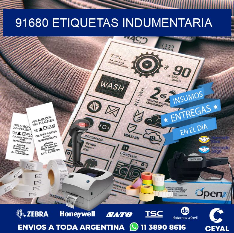 91680 ETIQUETAS INDUMENTARIA