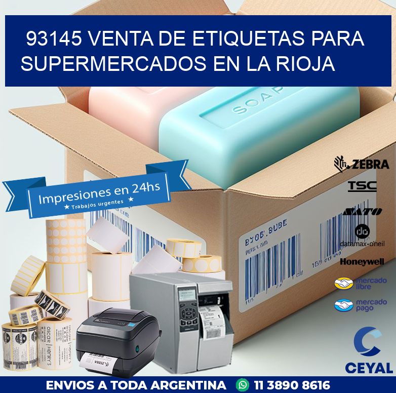 93145 VENTA DE ETIQUETAS PARA SUPERMERCADOS EN LA RIOJA