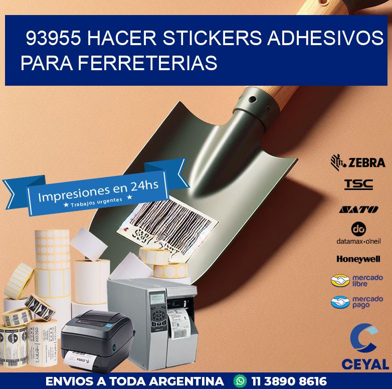 93955 HACER STICKERS ADHESIVOS PARA FERRETERIAS