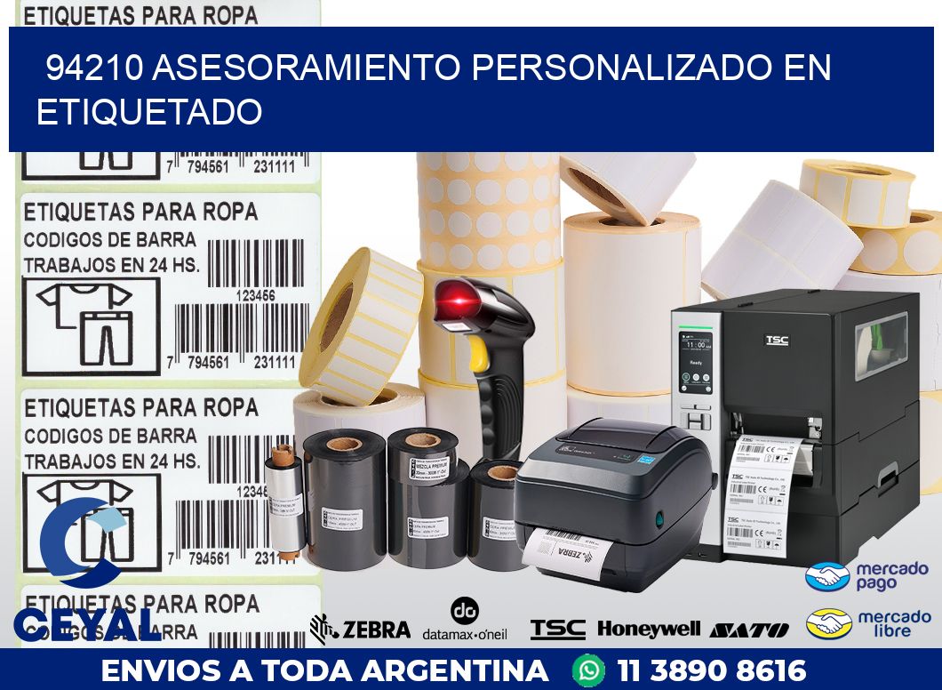 94210 ASESORAMIENTO PERSONALIZADO EN ETIQUETADO