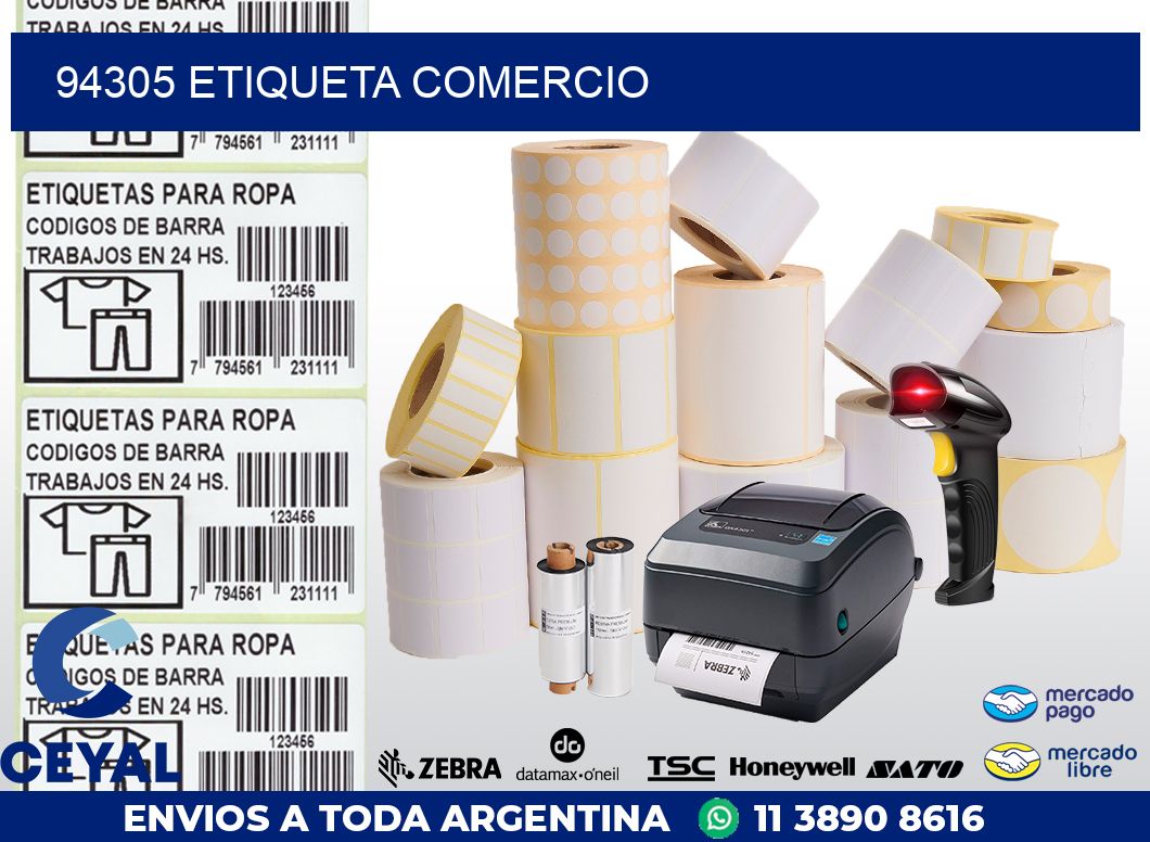 94305 ETIQUETA COMERCIO