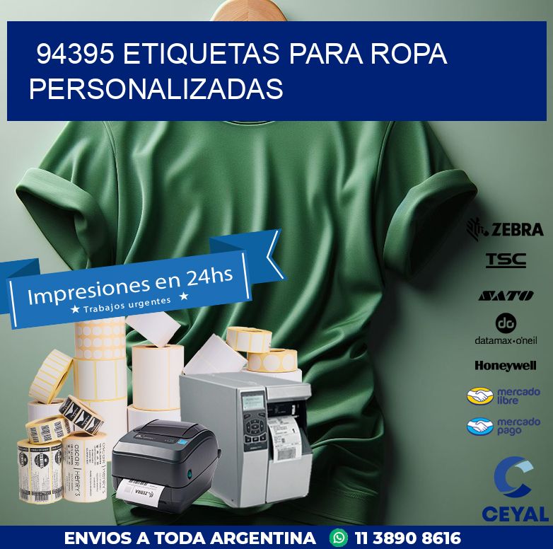 94395 ETIQUETAS PARA ROPA PERSONALIZADAS