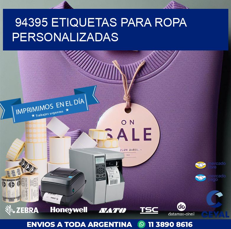 94395 ETIQUETAS PARA ROPA PERSONALIZADAS