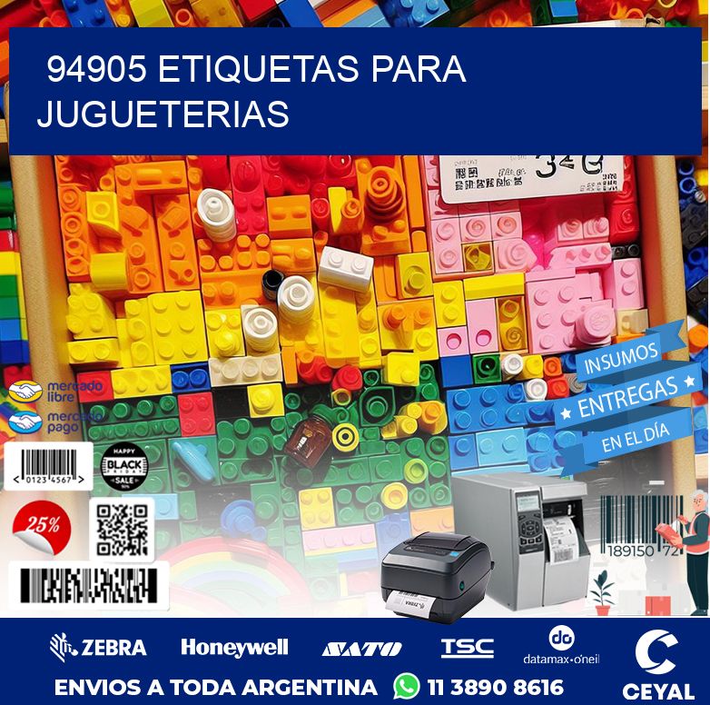 94905 ETIQUETAS PARA JUGUETERIAS