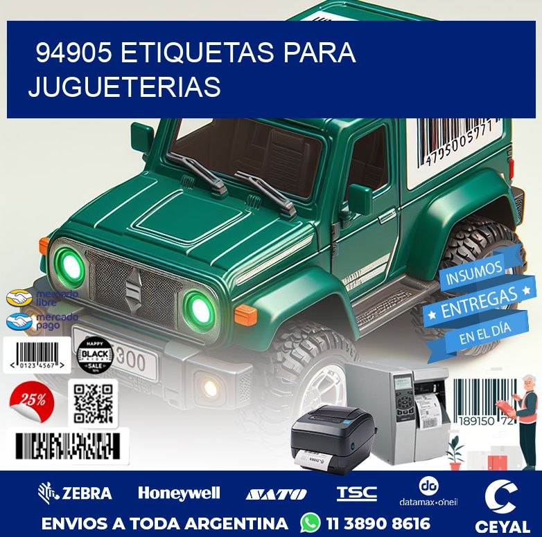 94905 ETIQUETAS PARA JUGUETERIAS