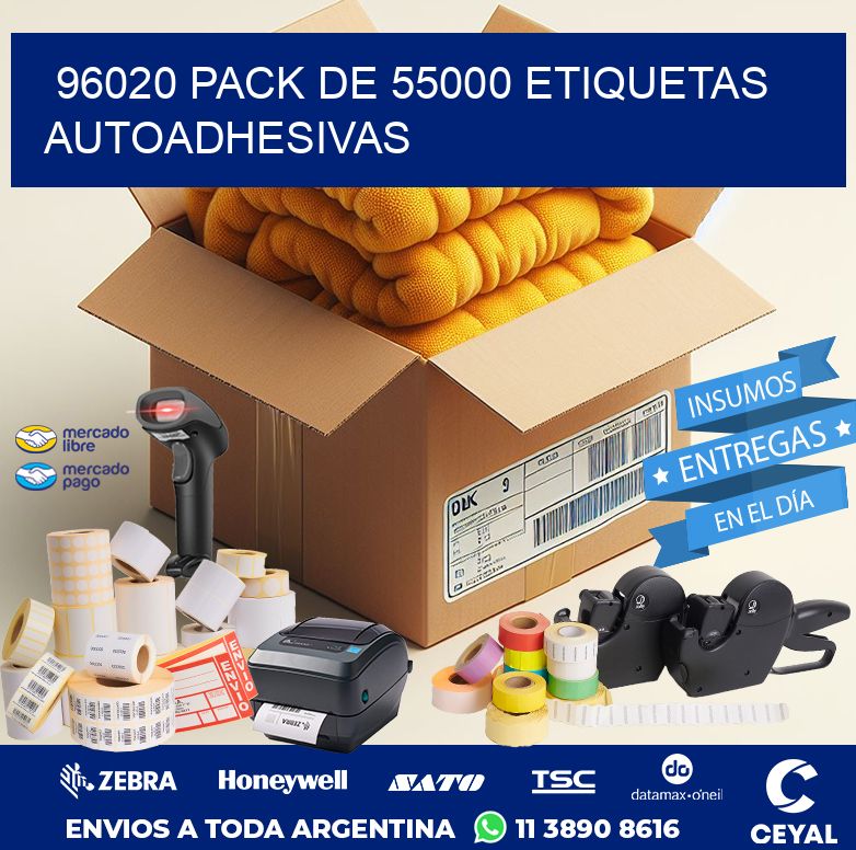96020 PACK DE 55000 ETIQUETAS AUTOADHESIVAS