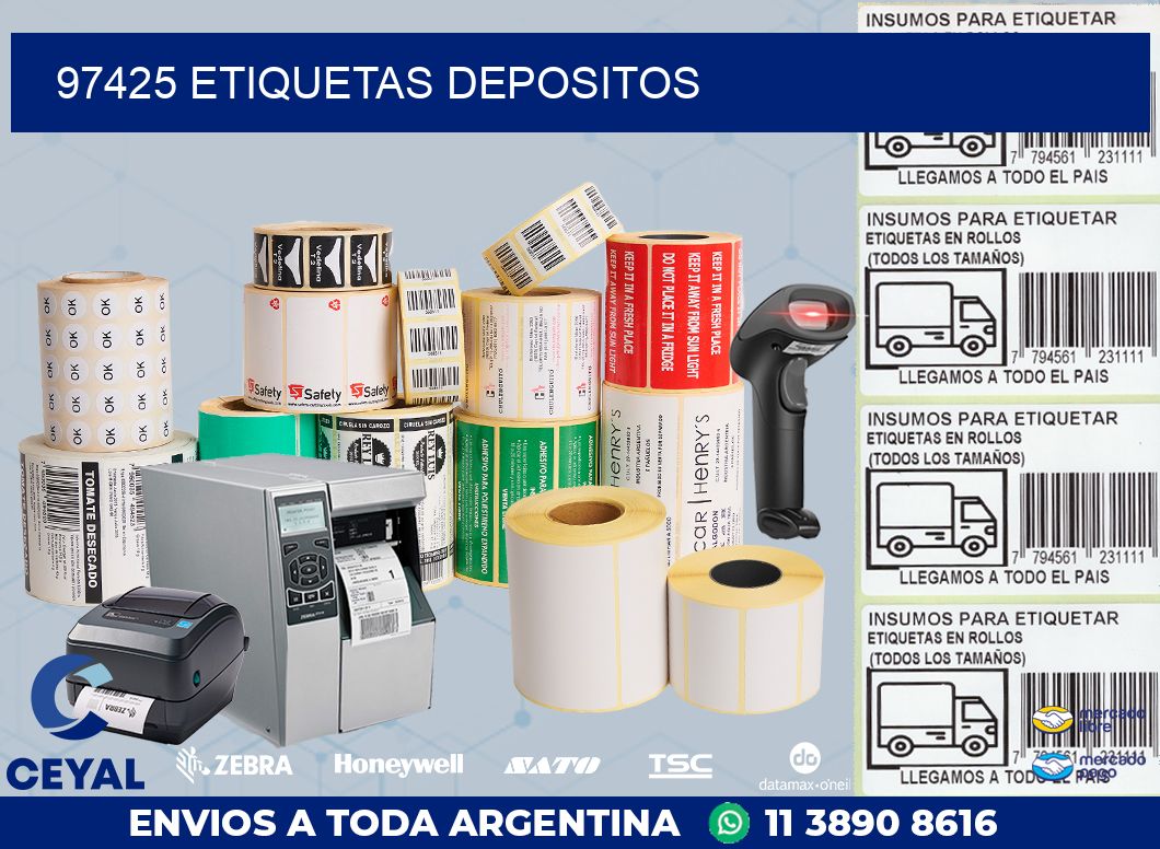 97425 ETIQUETAS DEPOSITOS