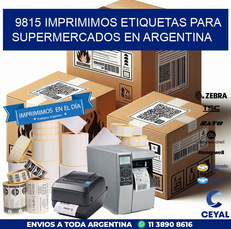 9815 IMPRIMIMOS ETIQUETAS PARA SUPERMERCADOS EN ARGENTINA