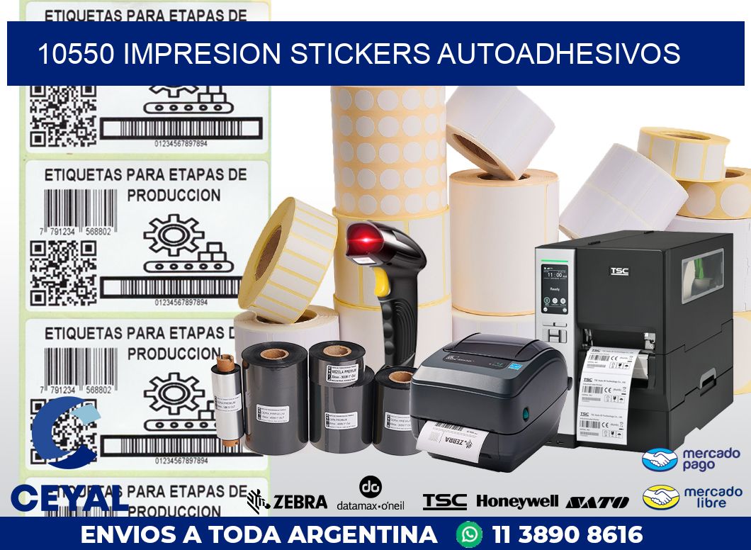 10550 Impresion stickers autoadhesivos