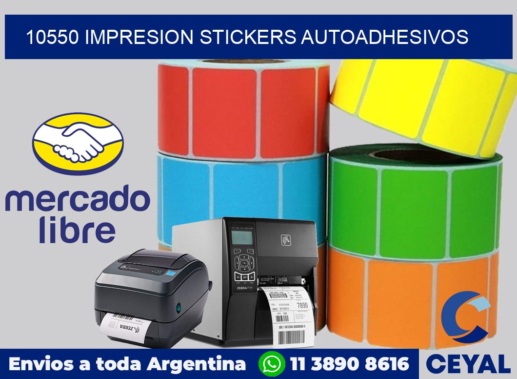 10550 Impresion stickers autoadhesivos