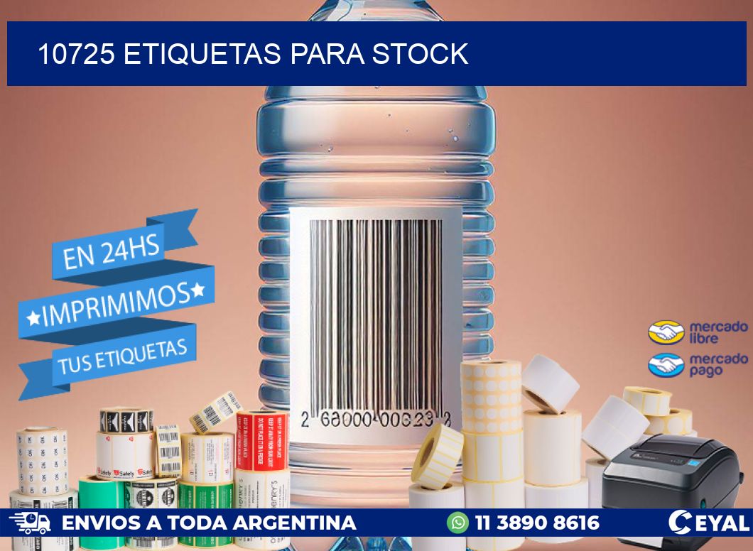 10725 ETIQUETAS PARA STOCK