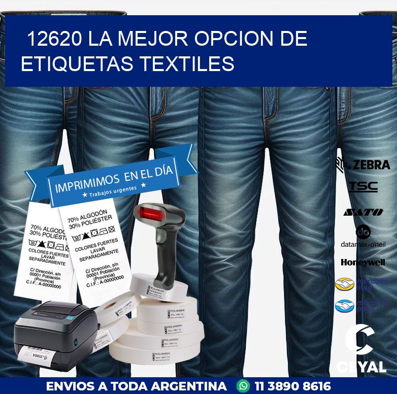 12620 LA MEJOR OPCION DE ETIQUETAS TEXTILES
