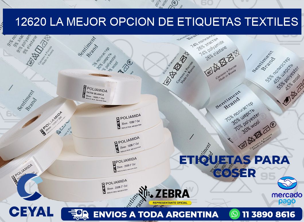 12620 LA MEJOR OPCION DE ETIQUETAS TEXTILES