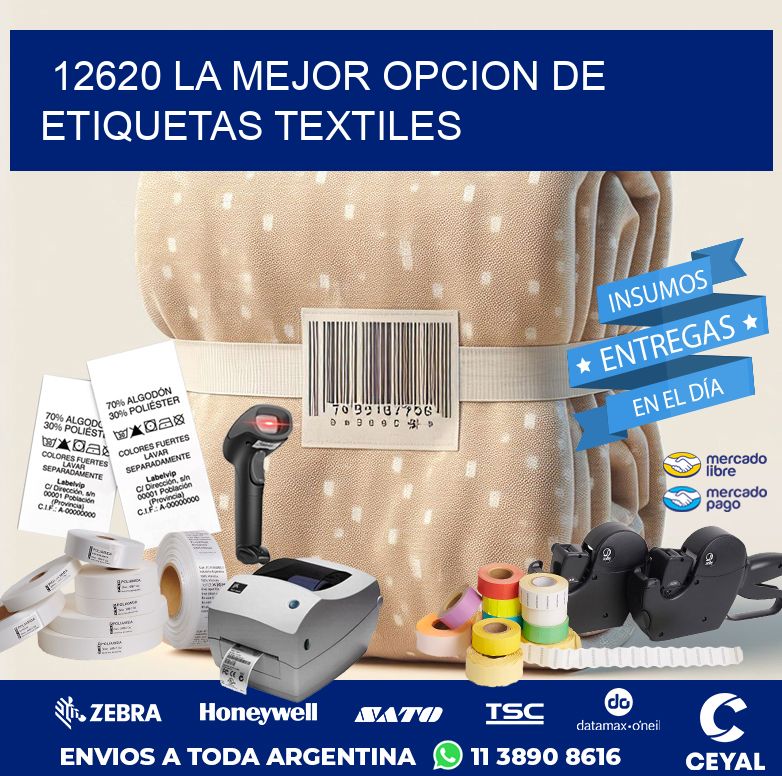 12620 LA MEJOR OPCION DE ETIQUETAS TEXTILES